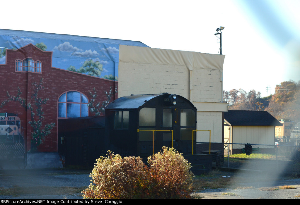 Locomotive Attached to the Building